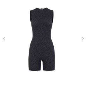Fendi x Skims sleeveless mid thigh bodysuit